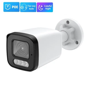 2.8mm  4MP 2560*1440 IP Camera POE Audio Outdoor Two Way Audio Security CCTV Cam - Picture 1 of 15