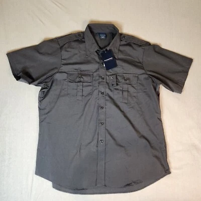Propper™ Men's Tactical Shirt - Short Sleeve F5301 Size XL Charcoal Gray NWT - Image 1 of 4