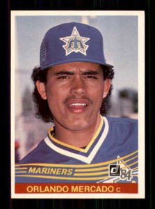 1984 Donruss #318 Orlando Mercado NM/NM+ RC Rookie Mariners 213365