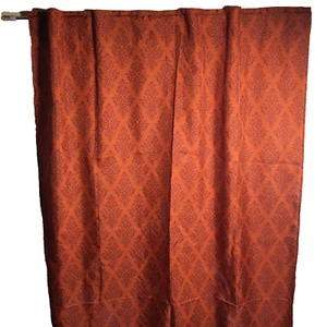 World Market Curtain 2 Panels Hidden Tab Cinnamon Polyester 42 x 84 inches - Picture 1 of 7