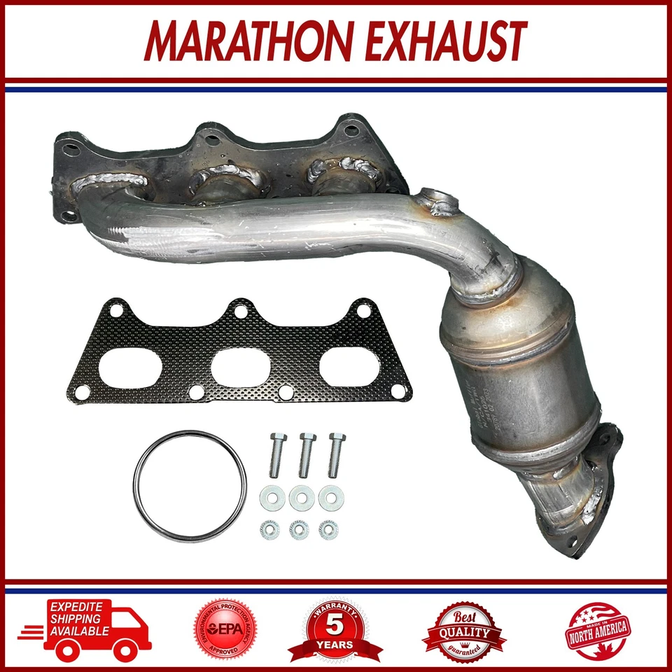 Convertidor catalítico colector para Suzuki Grand Vitara 2009 2010 3,2 L delantero izquierdo Foto 1 de 4