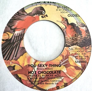HOT CHOCOLATE * 45 * You Sexy Thing/ Don't Stop It Now * UNPLAYED, MINT Vinyl RI - Picture 1 of 1
