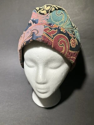 Sombrero tapiz de retazos vintage Heritage para mujer usado Foto 1 de 4