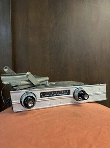 1966 AMC AMERICAN MOTORS AM RADIO Rare Original With Bezel Knobs Chrome USA - Bild 1 von 15