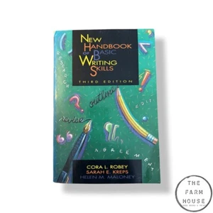 New Handbook of Basic Writing Skills Robey, C.- SIGNED DEDICATED BY PUBLISHER!! - Imagen 1 de 23