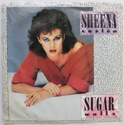 SHEENA EASTON SUGAR WALLS / STRAIGHT TALK 45 7" JUKEBOX RECORD + PICTURE SLEEVE Foto 1 de 2