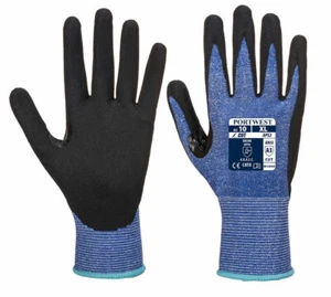 Portwest AP52 Dexti Cut Resistant Ultra Work Glove with Nitrile Sandy Grip ANSI - Picture 1 of 4