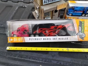 JADA JUST TRUCKS PETERBILT MODEL 387 HAULER Red Hot Flame 14" **BRAND NEW & RARE - Picture 1 of 7