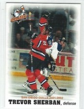 2001-02 San Diego Gulls (WCHL) Trevor Sherban