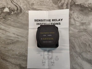 12V 140A Smart Battery Kit System isolator Car Voltage Sensitive Relay for UTV - Picture 1 of 2