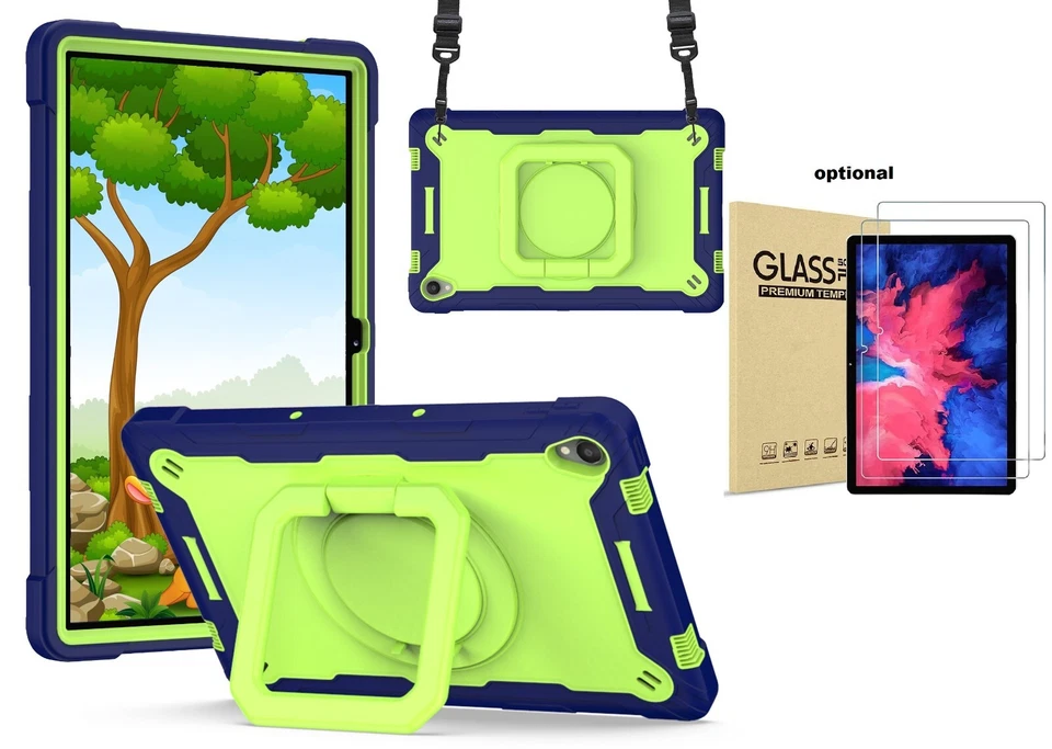 Case For Lenovo Tab P11 11-inch Tablet Cove TB-J606F/J606L/J606X /Tempered Glass - Image 1 of 1