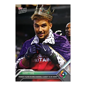 2023 Topps NOW MLB WORLD BASEBALL CLASSIC WBC-37 37 Harry Ford Britain - Picture 1 of 2