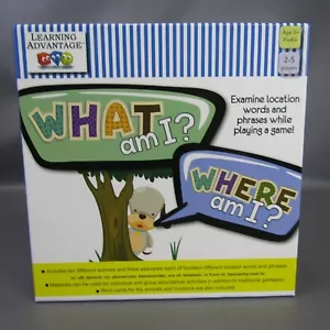 What Am I Where Am I Board Game 2014 Learning Advantage Complete Words Phrases - Picture 1 of 4