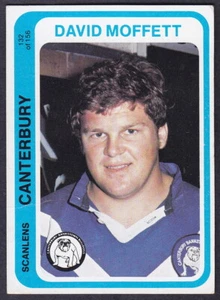 1979 SCANLENS CANTERBURY DAVID MOFFETT NO.132 - Bild 1 von 2