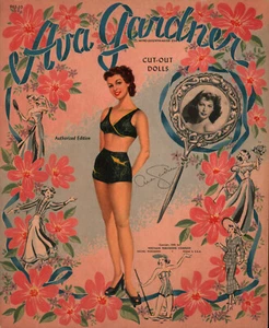 AVA GARDNER Paper Dolls Whitman #965 - 1949 UNCUT & MINT - NOT A REPRINT REPRO - Picture 1 of 2