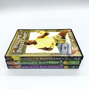 Billy Blanks Bootcamp Lot 3 DVDs Elite Mission Two Three New Abs Bootcamp Used - Picture 1 of 4