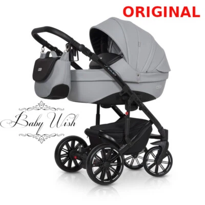 RIKO SIGMA BABY PRAM 2in1 CARRYCOT + PUSHCHAIR +FREE EXTRAS! UK RETURN  - Image 1 of 3