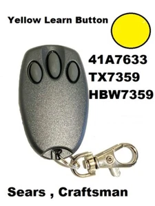 Sears Craftsman Garage Door Opener Comp Remote Mini 41A7633 TX7359 HBW7359 - Picture 1 of 1