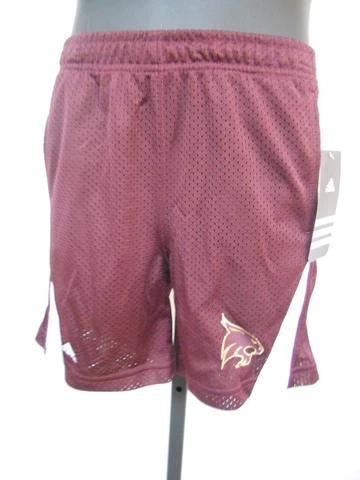 NEW ADIDAS TEXAS STATE BOBCATS KIDS LARGE L SIZE 7 Shorts 8CA Cover