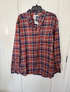 Neu mit Etikett St. John's Bay Herren Hemd Flanell Langarm Button Down kariert Größe XXL - Bild 1 von 3
