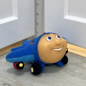 "Jay Jay The Jet Plane Kidpower 5"" cara de vinilo de felpa retirada vintage 2000" - Imagen 1 de 9