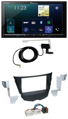 Pioneer 2DIN DAB USB MP3 Bluetooth Autoradio für Hyundai Veloster FS ab 2011 - Bild 1 von 4