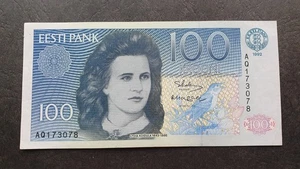 ESTONIA 100 krooni 1992, P-74b, XF; RARO!!! - Foto 1 di 3