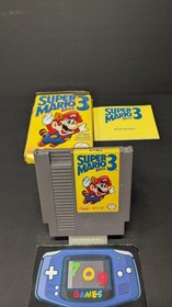 Super Mario Bros. 3 (Nintendo NES, 1990) NES CIB COMPLETE