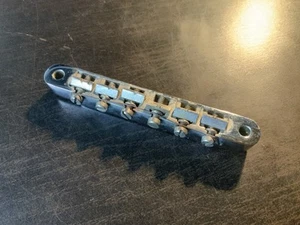 Vintage 60’s 70’s ChromeGibson Guitar Bridge, Pat. 2.740.303 - Picture 1 of 5