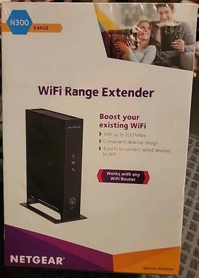 WiFi Range Extender NetGear  N300 Range Desktop WN2000RPT New Unopened Box - Image 1 of 4