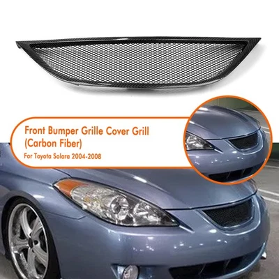 Kit de rejilla de malla de parachoques delantero de fibra de carbono para Toyota Solara 2004-2008 2006 Foto 1 de 4