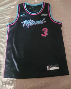 Maglia Dwayne Wade Miami Vice Heat Swingma GIOVENTÙ BAMBINO Medium 10/12 Nike Dri Fit - Foto 1 di 7