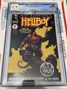 Hellboy: Seed of Destruction #1 Dark Horse 1994 CGC 9,9 WP - Foto 1 di 4