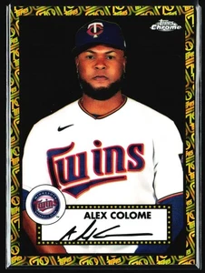 2021 Gold Alex Colome 05/10 Minnesota Twins #445 - Picture 1 of 2