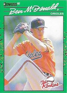 1990 Donruss The Rookies #30 Ben McDonald - Picture 1 of 2
