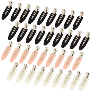10 Pcs No Crease Hair Clips Women Girls Styling Makeup No Bend Hairpins - Picture 1 of 37