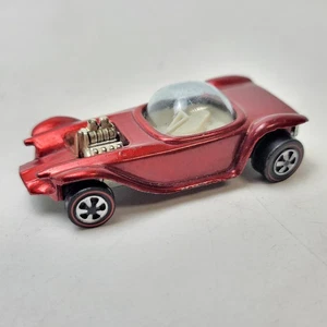 Hot Wheels Redline 1968 Beatnik Bandit US Red w LightInterior Original (C5) - Picture 1 of 6