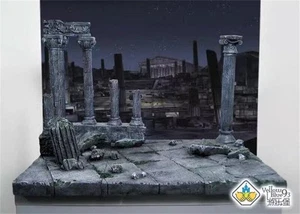 New Saint Seiya Saint Cloth myth EX Gold Platform Resin Scene Display Model Suit - Picture 1 of 12