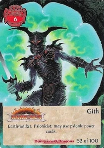 Gith 52/100 - Powers Spellfire CCG TSR, Inc. 1995 - Picture 1 of 6