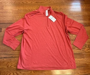 New Tommy Bahama IslandActive Palm Valley 1/2 Zip Golf Performance Shirt Men 2XL - Picture 1 of 9