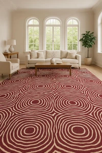 Modern living room Premium Wool Hand Tufted Abstract  Area Rug 10x12 - Picture 1 of 1