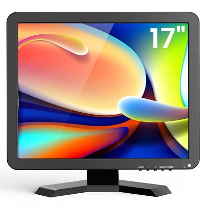 Eyoyo 17 Zoll 5:4 Farb 1280*1024 CCTV HDMI HD Monitor BNC VGA AV HDMI PC Display - Bild 1 von 4