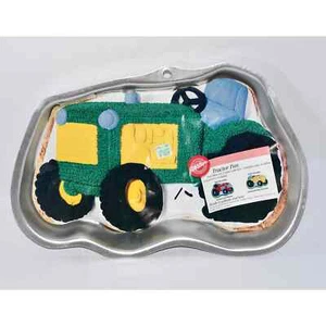Wilton Tractor Party Cake Pan 2105-2063 John Deere With Insert Free Shipping 423 - Picture 1 of 3