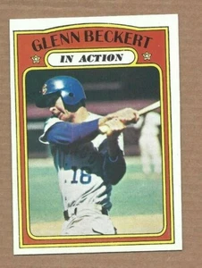 Tarjeta de béisbol Topps 1972 #46 de Glenn Beckert, Chicago Cubs - Imagen 1 de 2