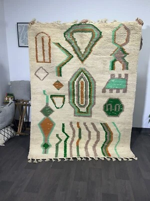 Alfombra Azilal marroquí hecha a mano - alfombra marroquí Foto 1 de 4