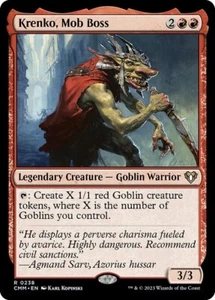Krenko, Mob Boss FOIL #238 | CMM Commander Masters | MTG | Same Day Shipping! - Picture 1 of 1