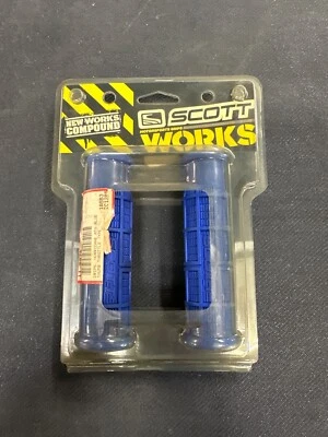 Empuñaduras Scott Hurricane nuevas de Lote Antiguo: MX AZUL 7/8" HECHAS EN EE. UU. Foto 1 de 3