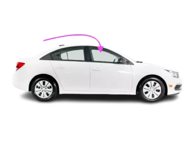 适用于:2010 - 2016 雪佛兰科鲁兹 4D 轿车乘客前右门窗玻璃 — 第 1/4 张图片