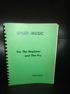 VINTAGE SPPED MUSIC FOR THE BEGINNERS & THE PRO 64 PIECES 200 PAGES - Picture 1 of 1