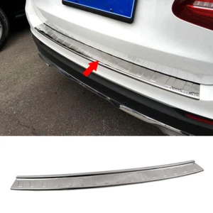 Silver S.Steel Outer Rear Bumper Protector Guard Plate For Benz GLC AMG GLC43 63 - Picture 1 of 10